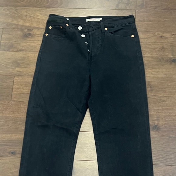Lévis black high rise straight leg jeans - Picture 2 of 3